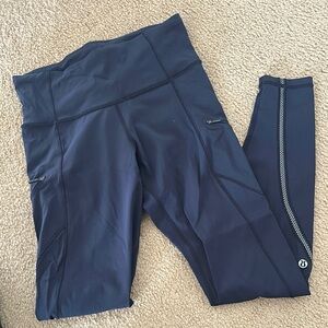 Lululemon Navy Blue Leggings size 6
